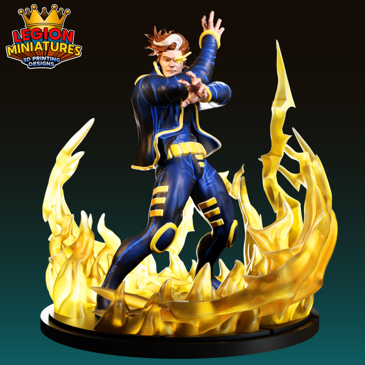 Nate Grey Fan-Art 40mm Miniature (Sculpted by Legion Miniatures)