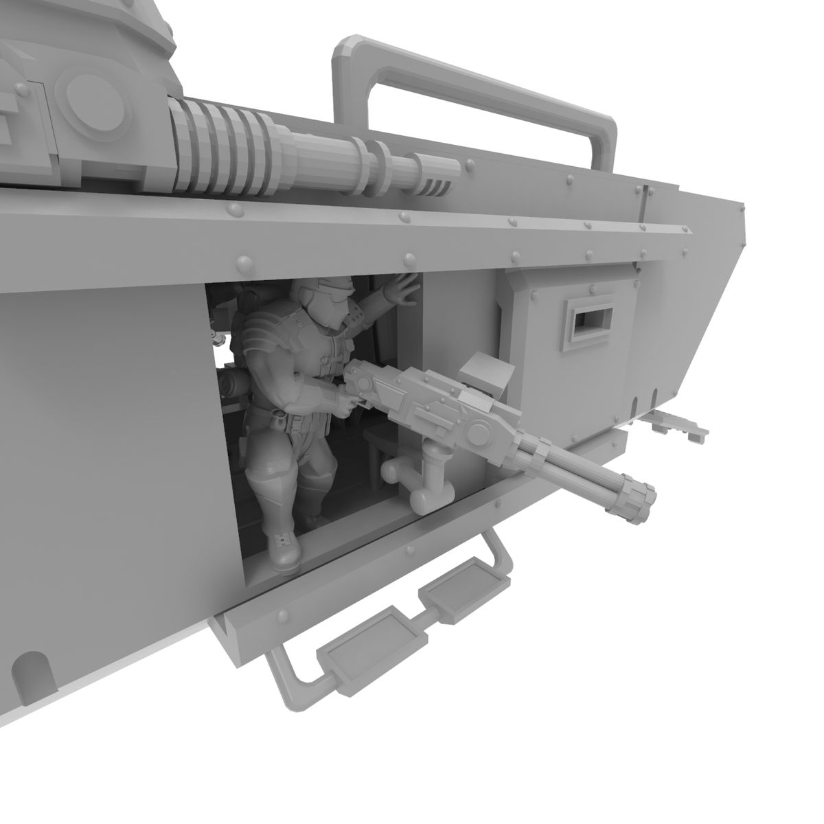Roman T41 Satyr Dropship (sculpted by That Evil One)