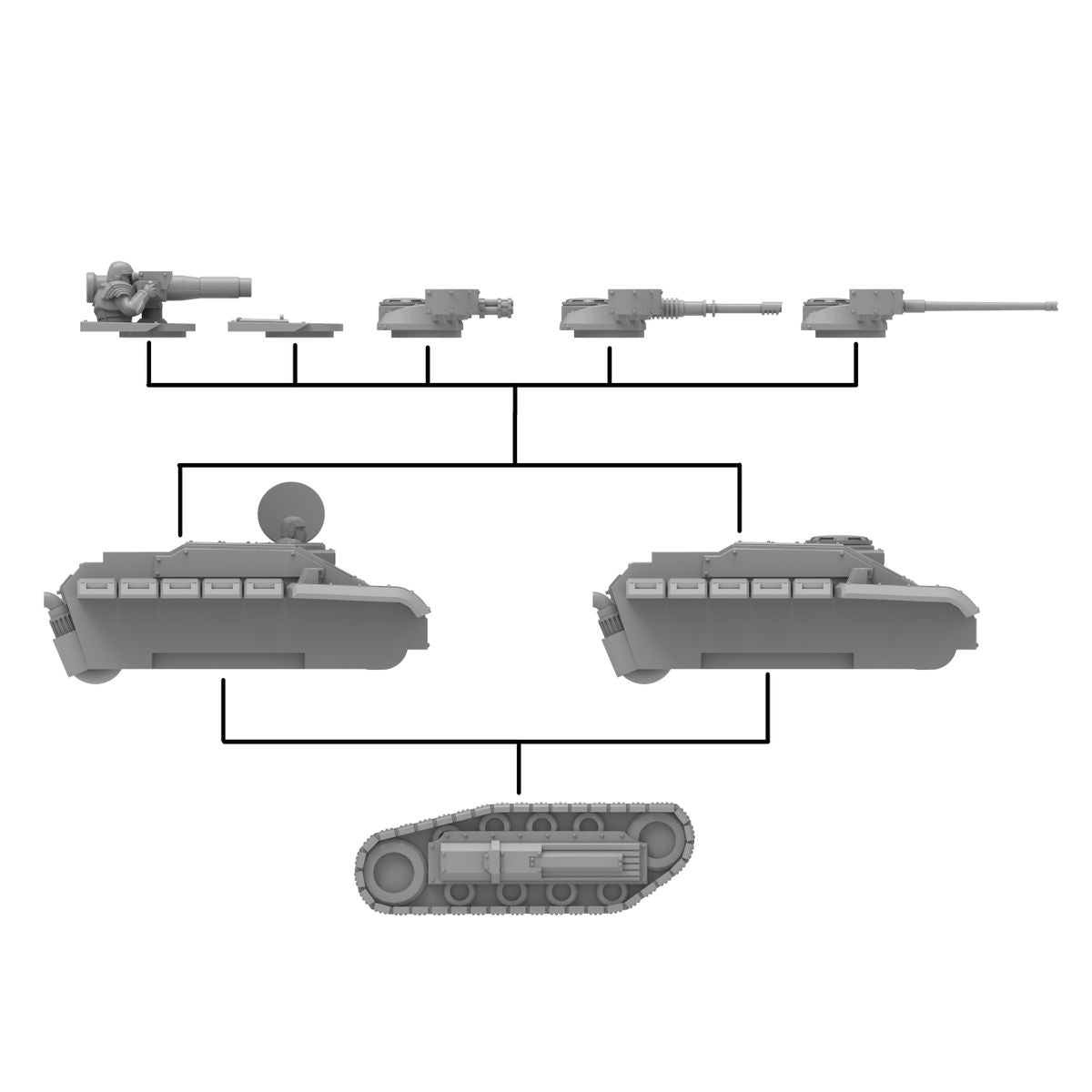Caligula Airborne Light Tank (sculpted by That Evil One)