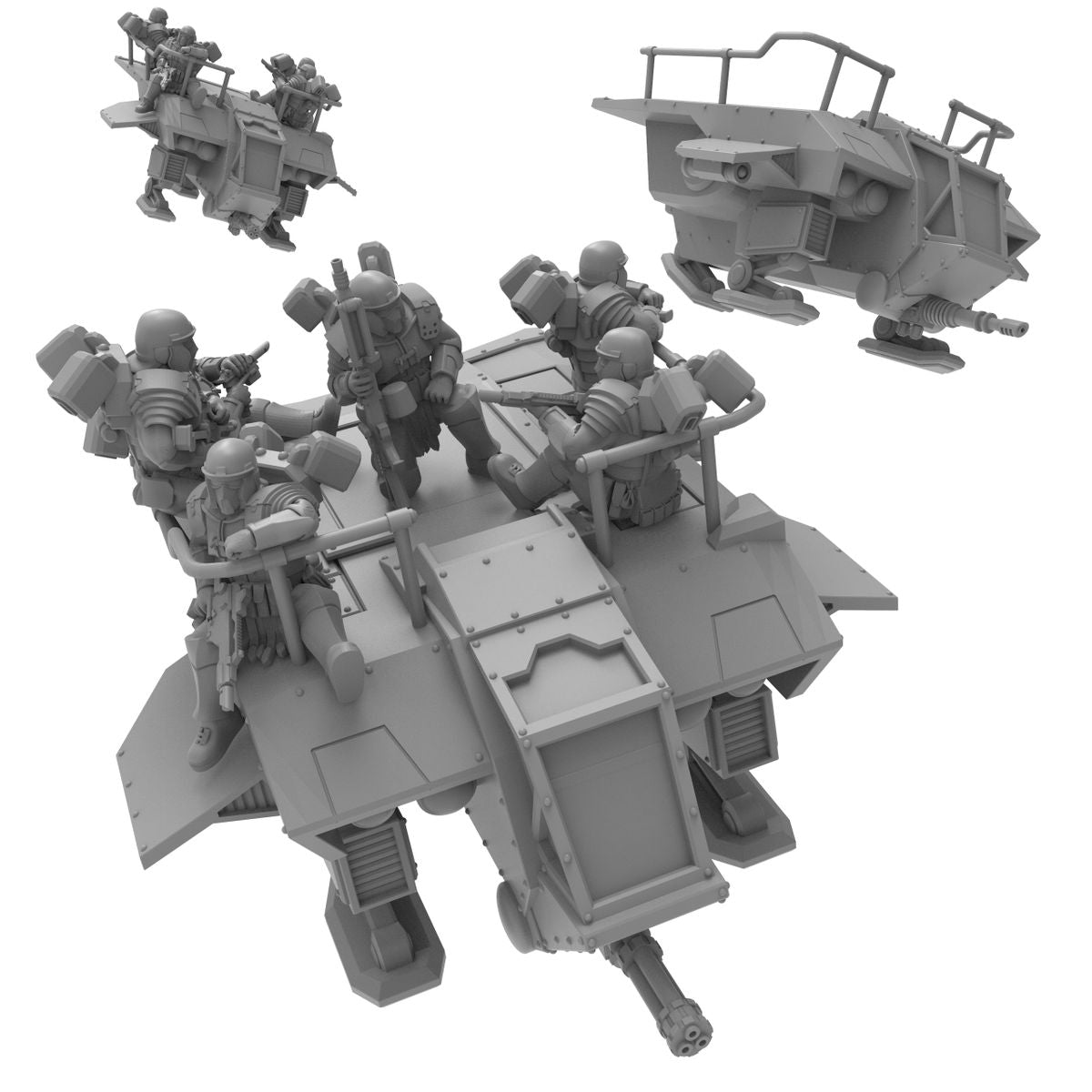 Quadriga Speeder Transport (sculpted by That Evil One)