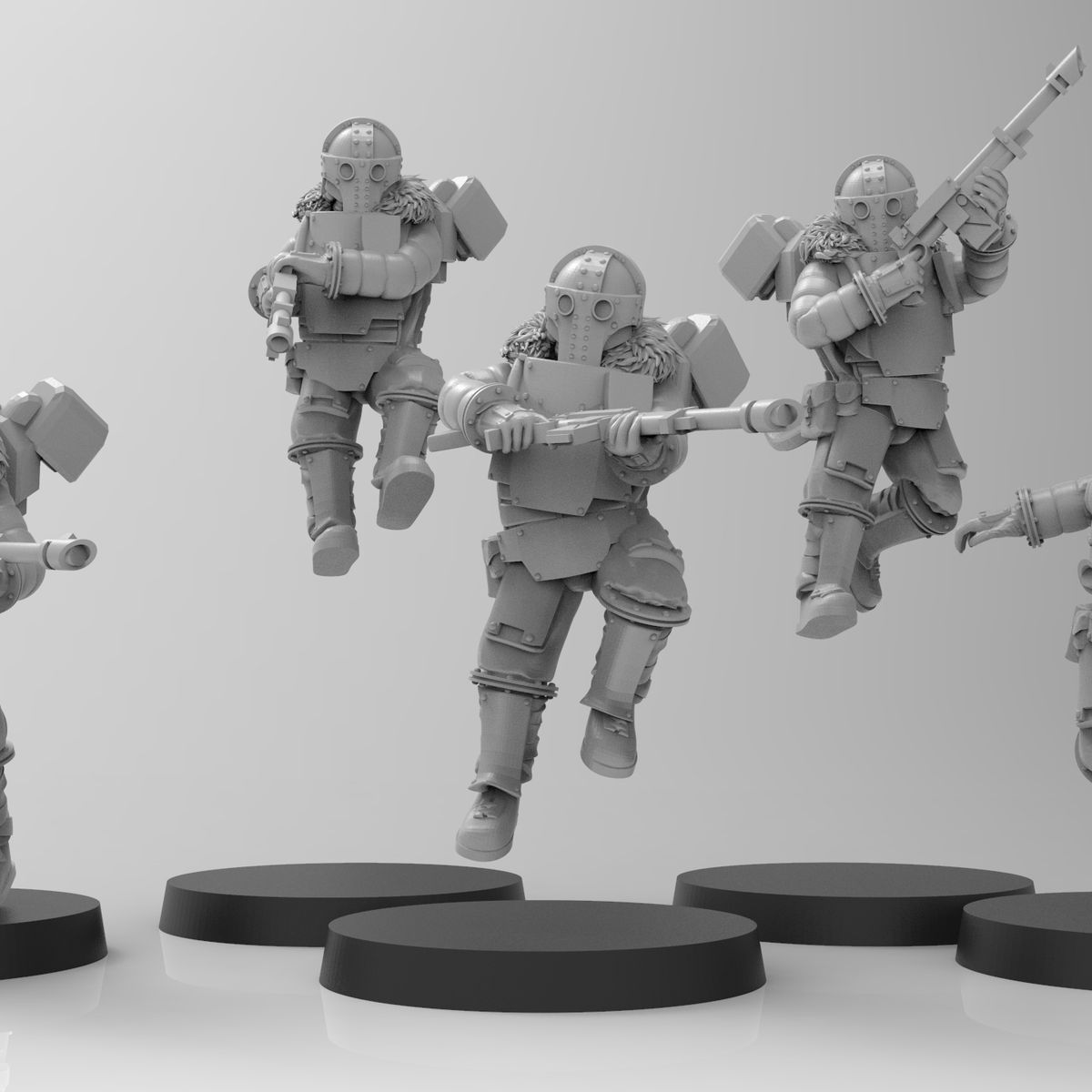 Lunar Auxilia Drop Troopers (sculpted by That Evil One)