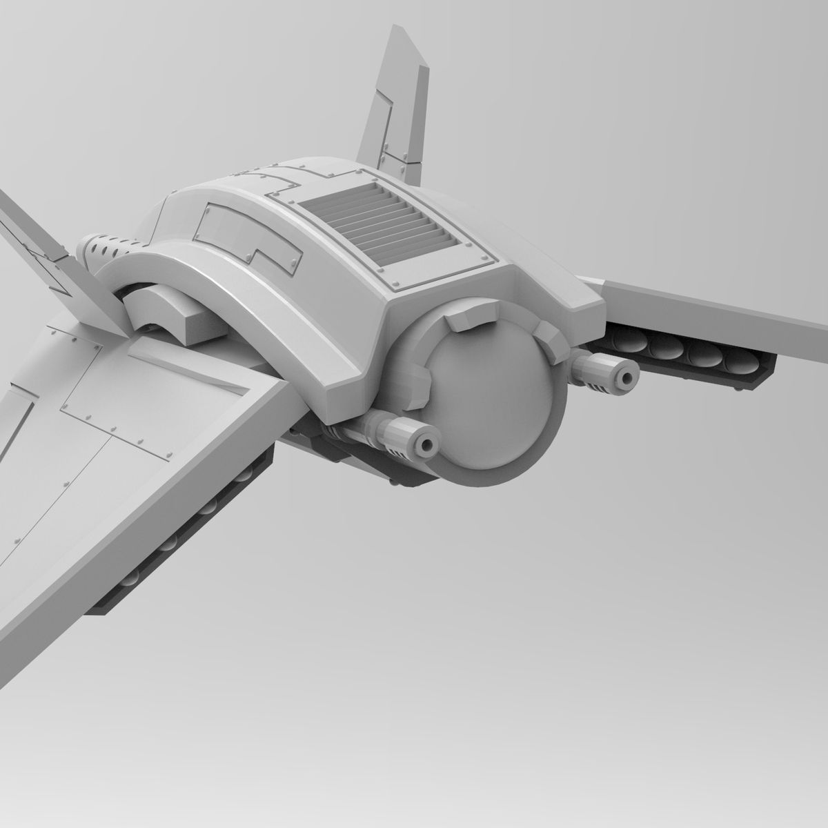 Lunar Auxilia Thunderer Fighter (sculpted by That Evil One)