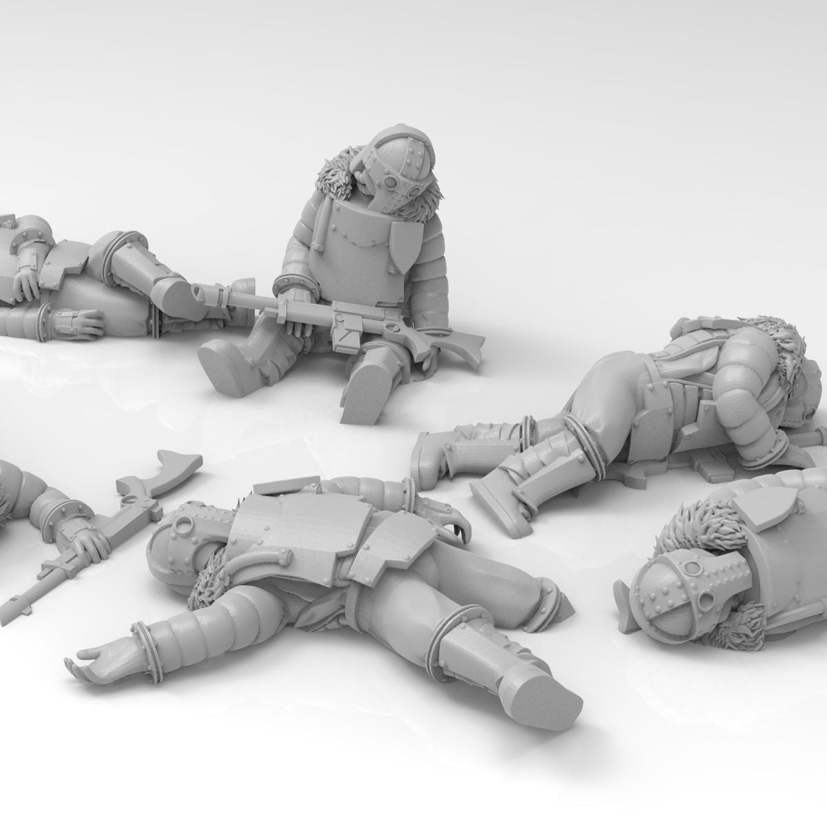 Lunar Auxilia Corpses (sculpted by That Evil One)