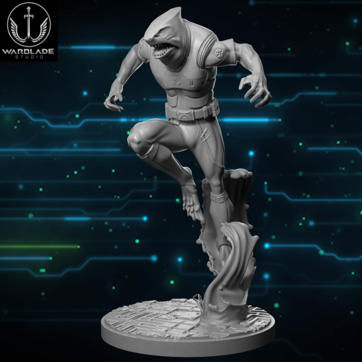 Riff Tamson - Fan Art (Sculpted by Warblade Studios)