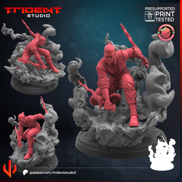 Sunbird (Fan art sculpted by Trident Studio) (Crisis Protocol Proxy/Alternative)