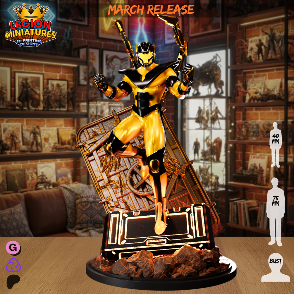 Yellowjacket fan-art miniature by Legion Miniatures