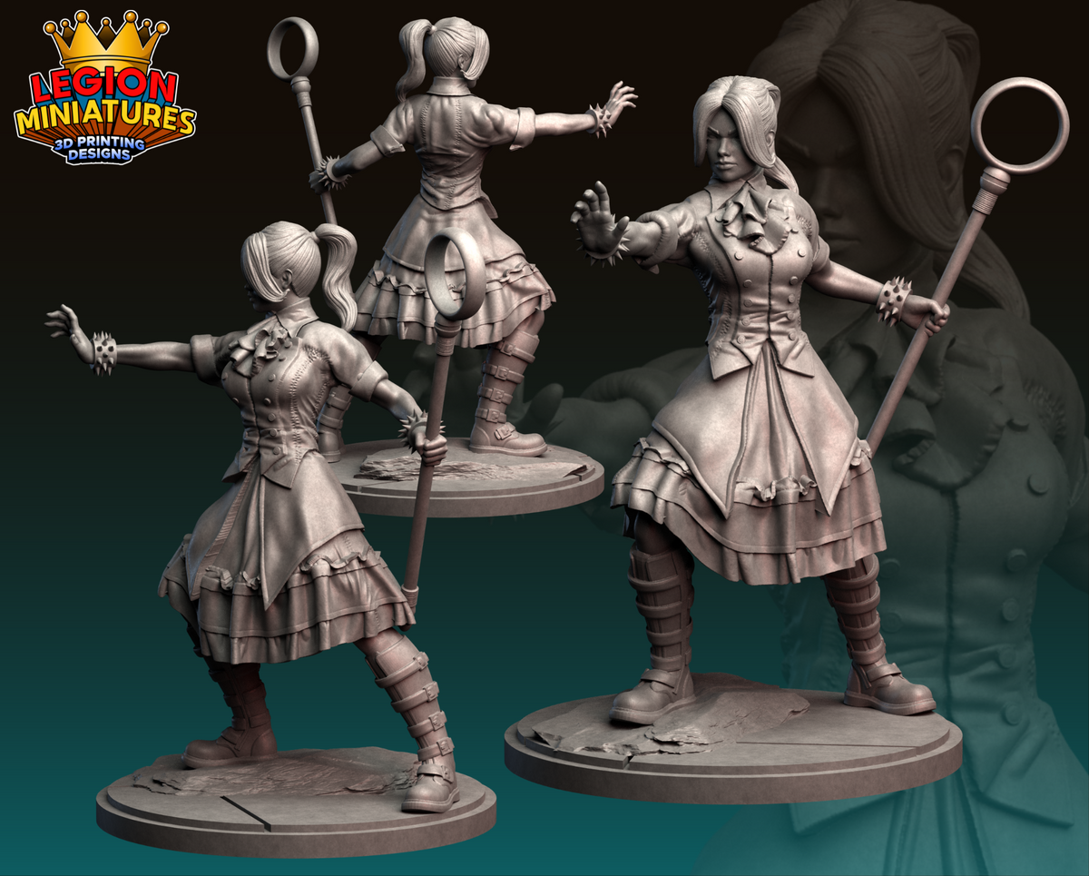 Nico Minoru Fan-Art 40mm Miniature (Sculpted by Legion Miniatures)