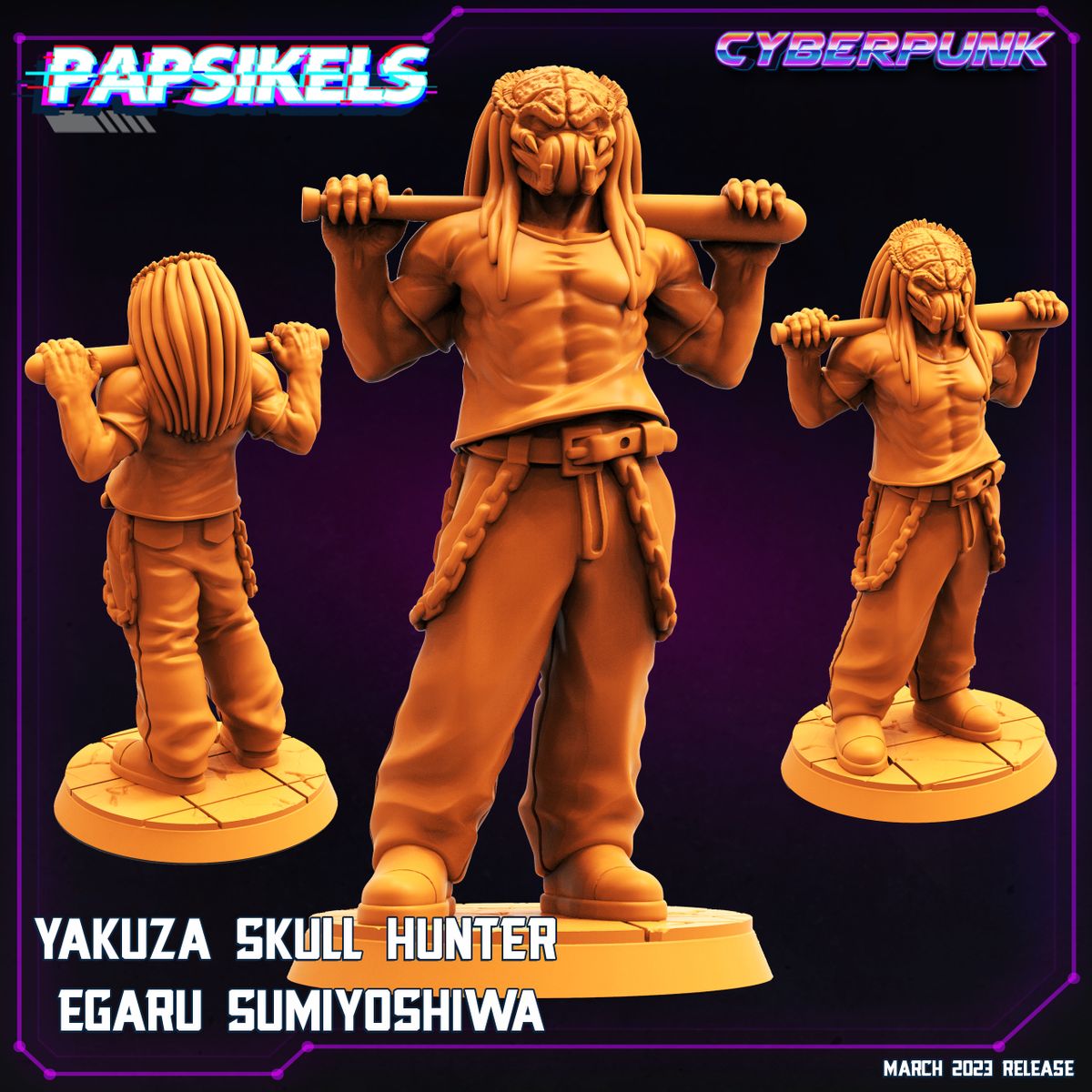 Yakuza Skull Hunter Egaru Sumiyoshiwa (Sculpted by Papsikels)