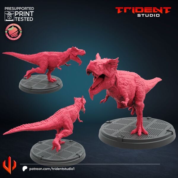 Devil Dinosaur (Fan art sculpted by Trident Studio) (Crisis Protocol Proxy/Alternative)