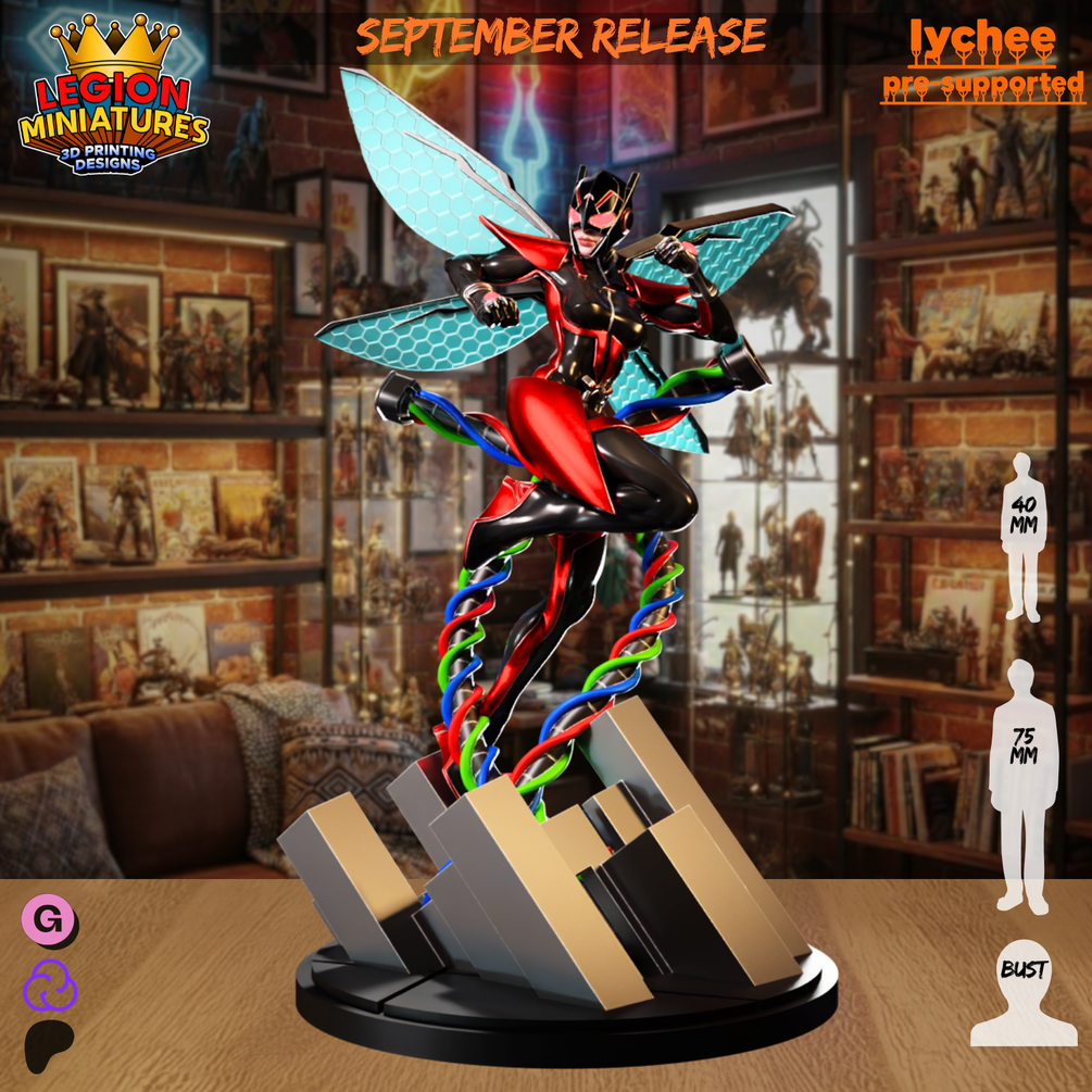 Wasp fan-art miniature by Legion Miniatures