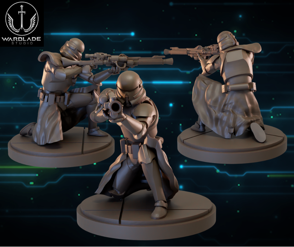 Purge Troopers - Standing & Kneeling - Fan Art (Sculpted by Warblade Studios)