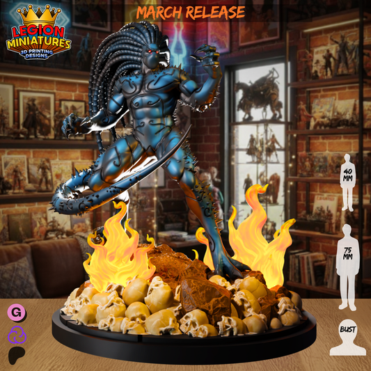 Blackheart fan-art miniature by Legion Miniatures