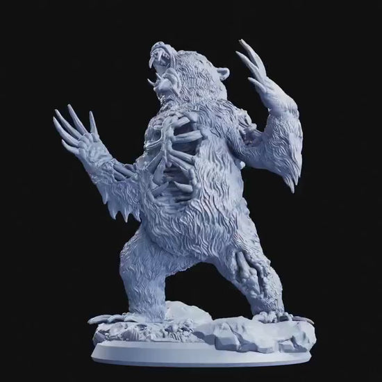 Dragon-Cursed Bear - The Crimson Calamity (sculpted by Flesh of Gods miniatures)