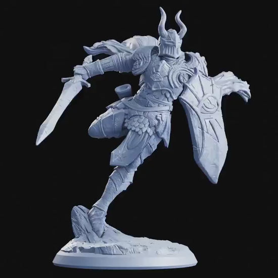 Aimer, Human Knight - The Crimson Calamity (sculpted by Flesh of Gods miniatures)