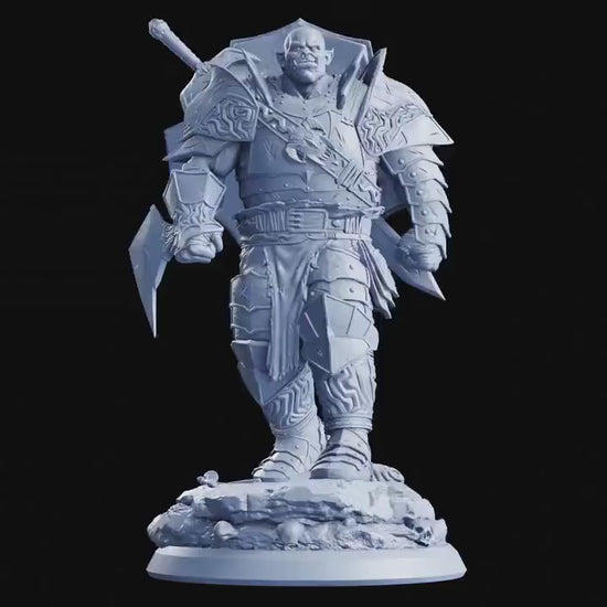 Dragon-Armoured Ogre - The Crimson Calamity (sculpted by Flesh of Gods miniatures)