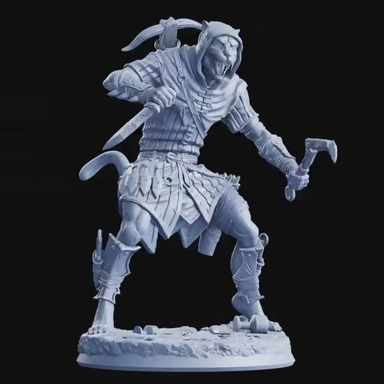 Red Silence, Panther Rogue - The Crimson Calamity (sculpted by Flesh of Gods miniatures)