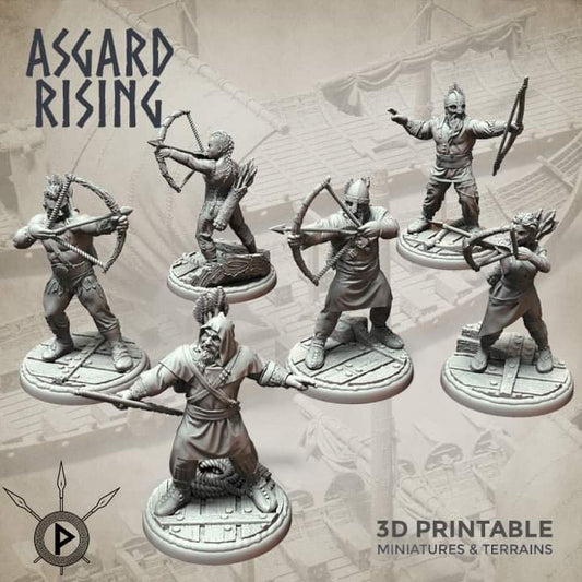 Viking Archers / Axe Throwers by Asgard Rising (bowmen / raiders / warriors)