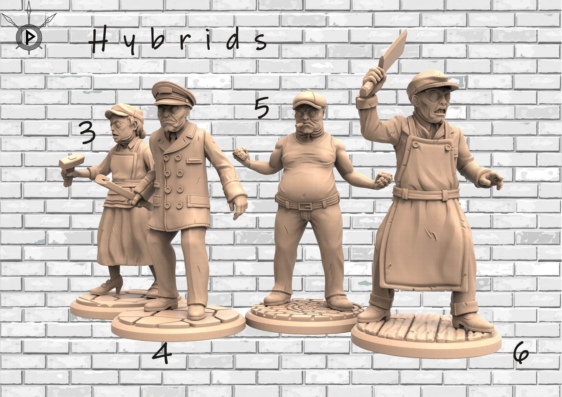 Lovecraft Cultists / Hybrids / Innsmouth Investigators (Call of Cthulhu / Achtung! Cthulhu)
