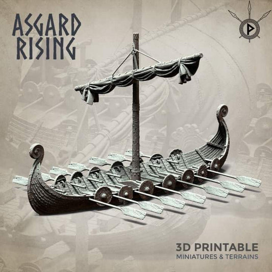 Viking Longship by Asgard Rising (Norse ship / boat / snekkar)