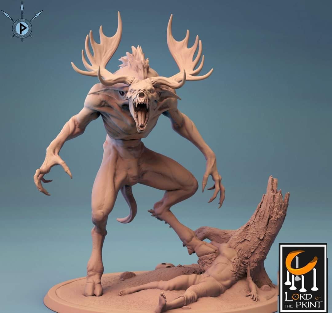 Wendigo by Lord of the Print (D&D)