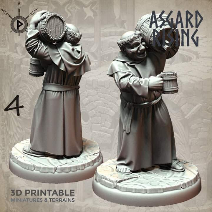 English Monk by Asgard Rising (cleric / priest / warband)