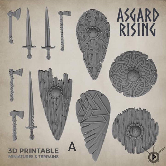 Asgard Rising Weapon Packs (kitbashing / conversion)