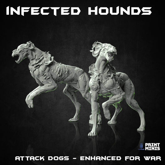 Infected Hounds - by Print Minis