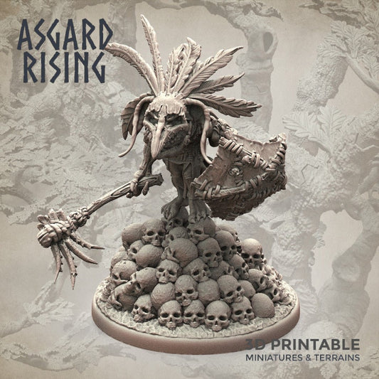 Goblin Chieftain - By Asgard Rising Miniatures