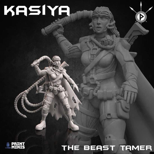 Kasiya the Beast Tamer (by Print Minis)