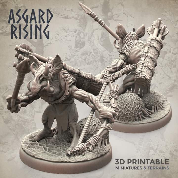 Forest Goblins with Ranged Weapons (6) by Asgard Rising