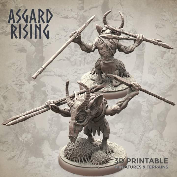 Forest Goblins with Ranged Weapons (6) by Asgard Rising