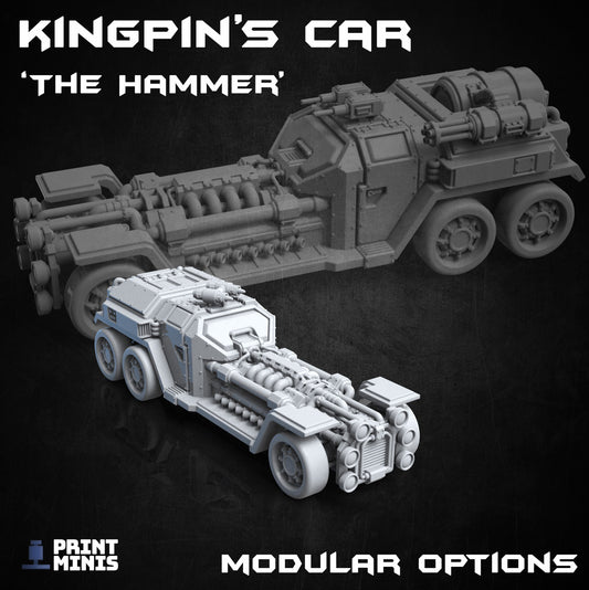 Kingpins Car “The Hammer” from Ironsides Docks Release - by Print Minis