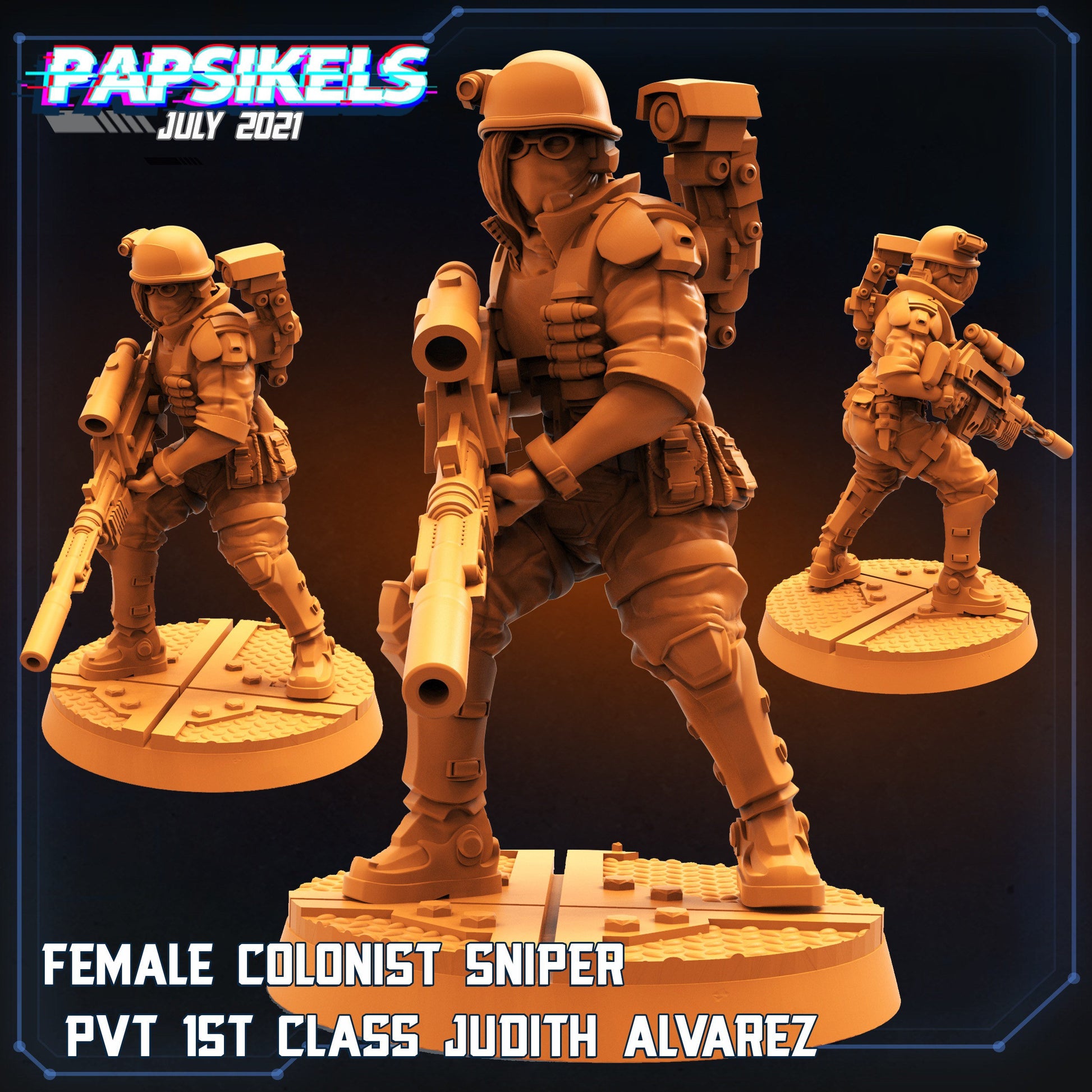 Female Colonial Marine (sculpted by Papsikels)