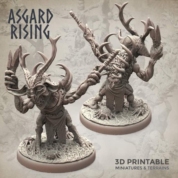 Forest Goblins with Ranged Weapons (6) by Asgard Rising