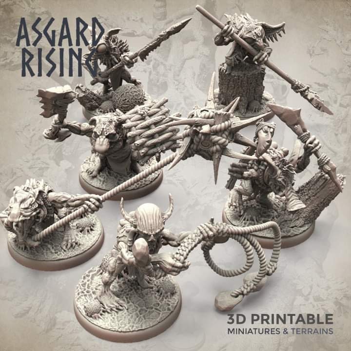 Forest Goblins with Close Combat Weapons (6) by Asgard Rising