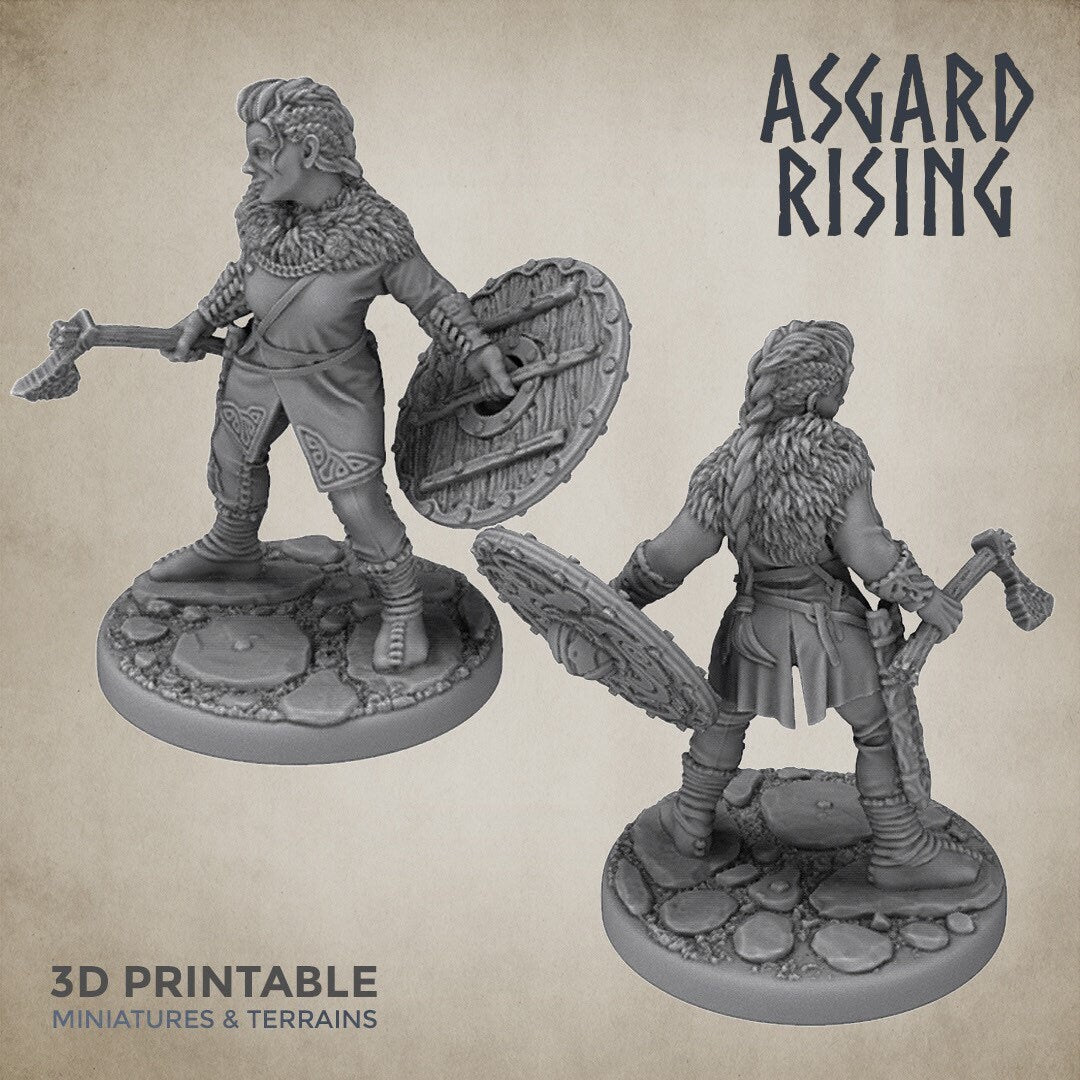 Shield Maidens - set of 10 - by Asgard Rising (soldier / fighter / warband)