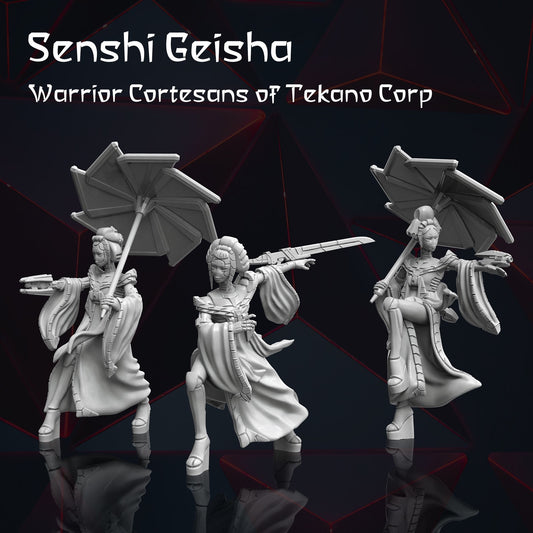 Senshi Geisha Warriors (by Print Minis)