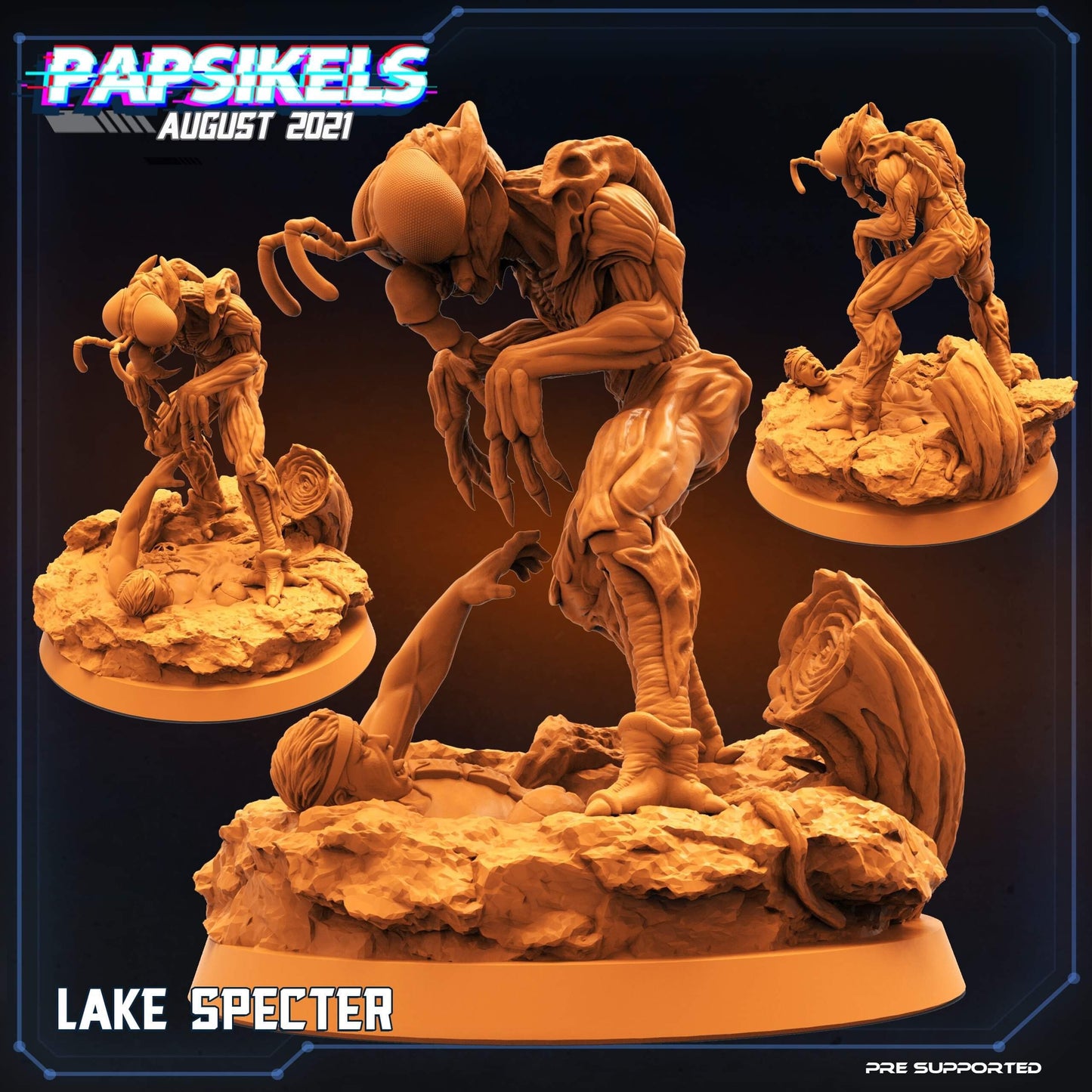 Spectres (Lake / Canal / River / Swamp) sculpted by Papsikel