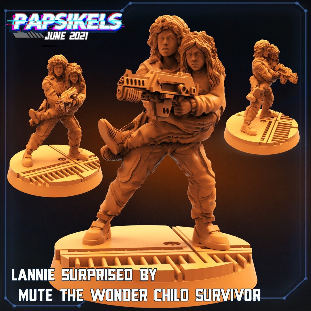 Ellen Ripley / Lannie Misalouche - Human Space Crew (sculpted by Papsikels)