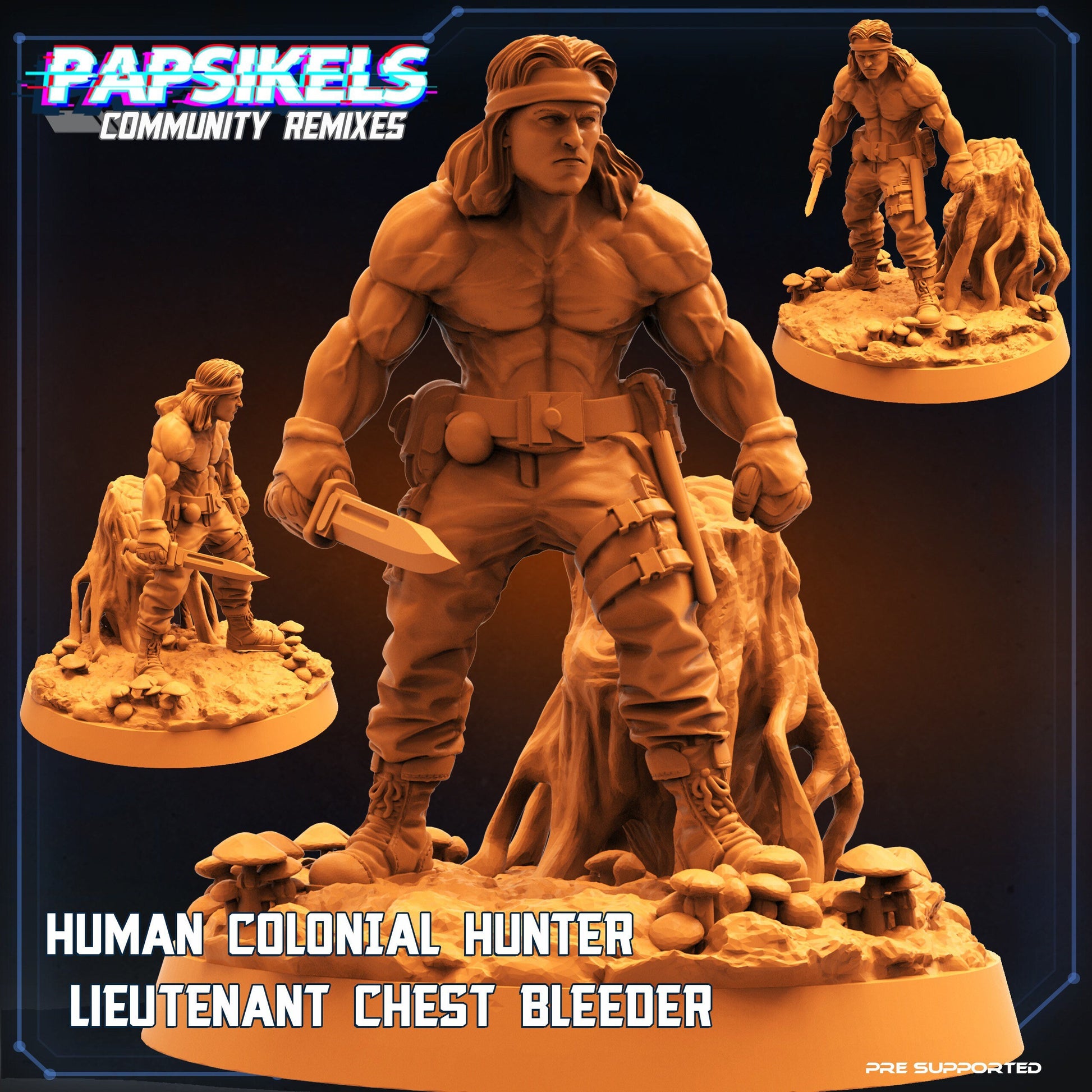 Billy Sole / Lieutenant Chest Bleeder (sculpted by Papsikels)