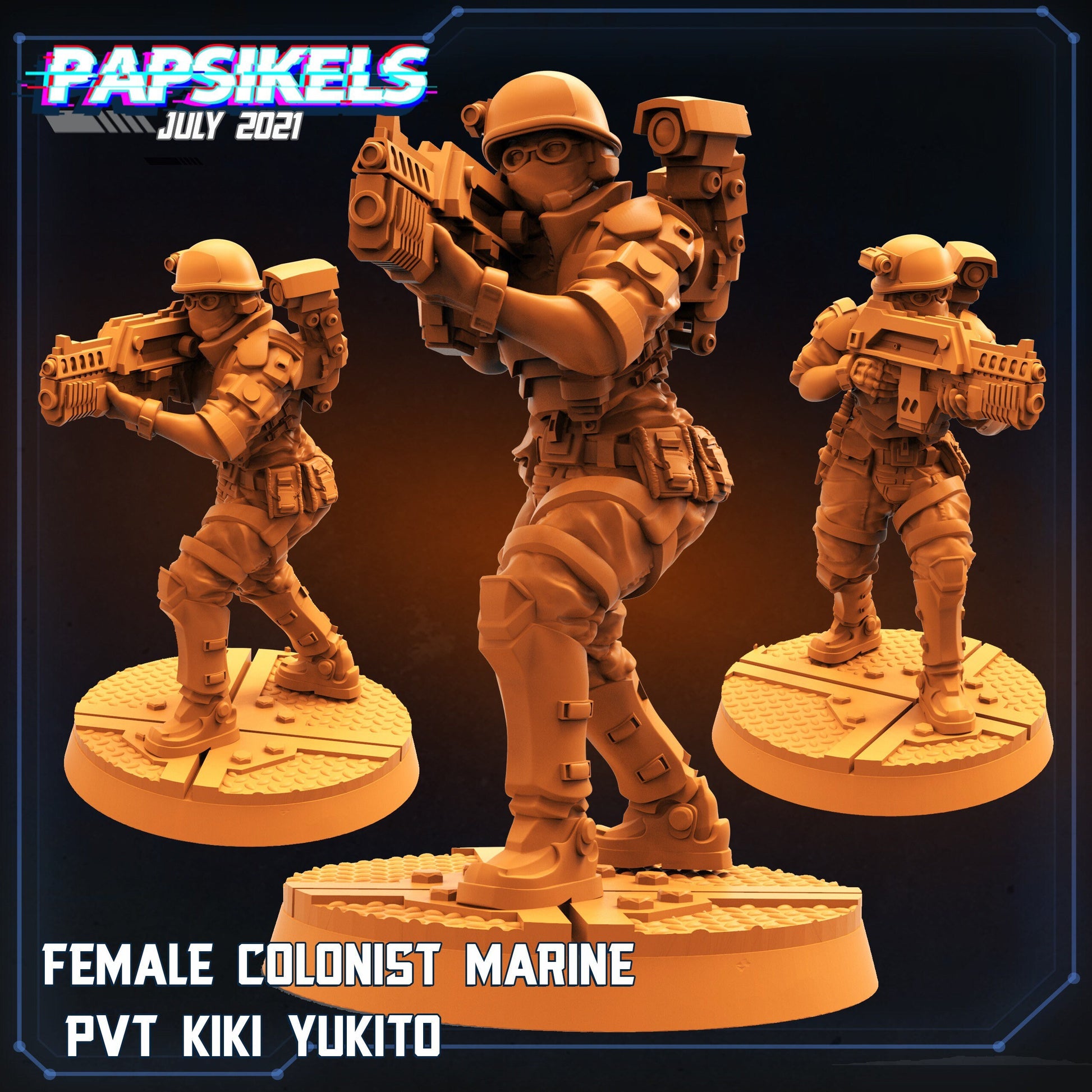 Female Colonial Marine (sculpted by Papsikels)