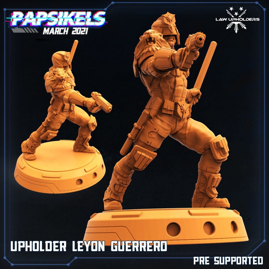 Judge/Law Upholder Leyon Guerrero (sculpted by Papsikels)