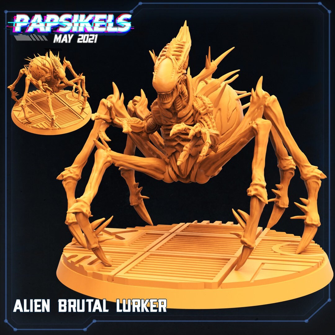 Xenomorph Alien Brutal Lurker / Drider / Spider (sculpted by Papsikels)