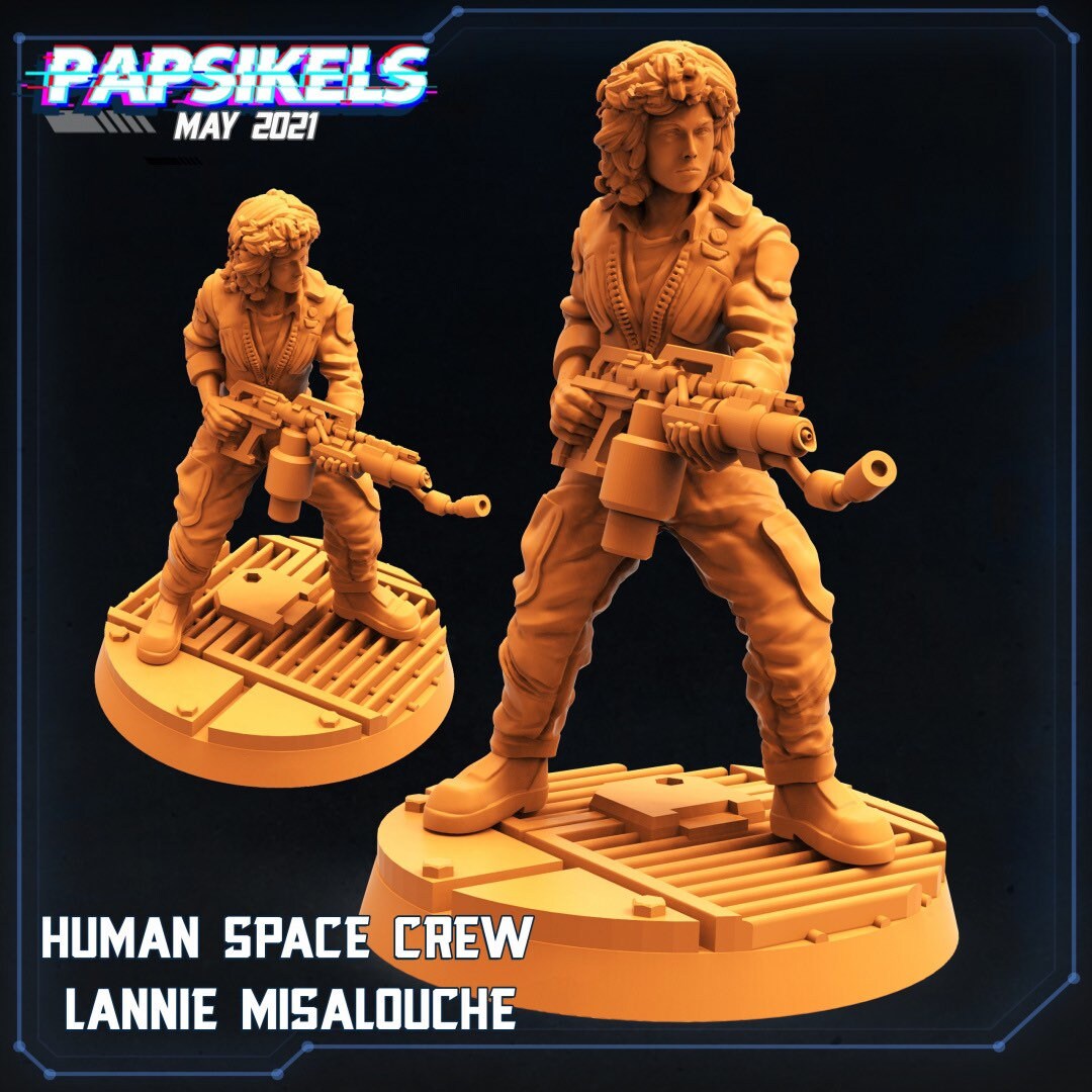 Ellen Ripley / Lannie Misalouche - Human Space Crew (sculpted by Papsikels)