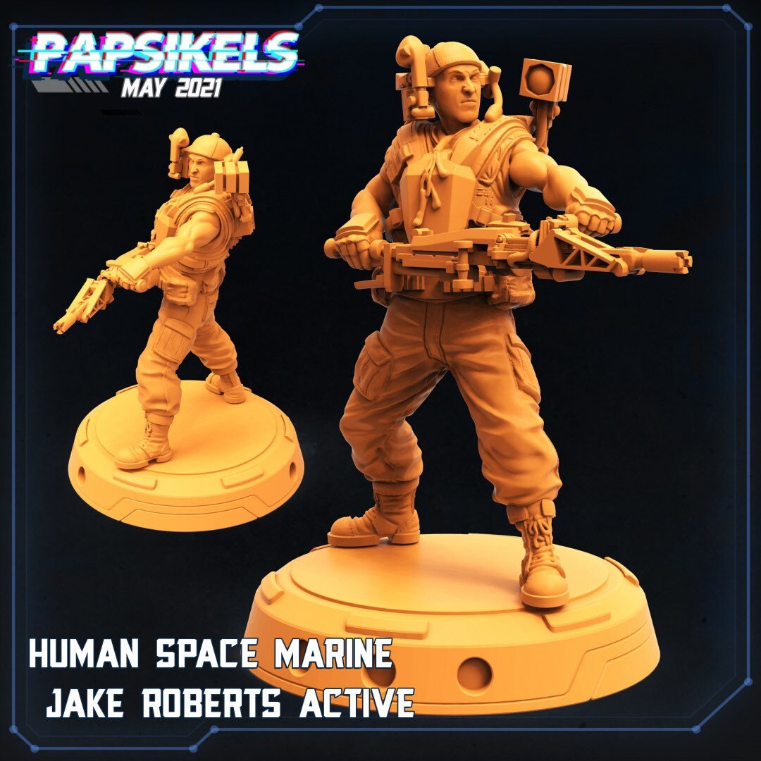 Pvt Drake / Jake Roberts - Colonial Marine (sculpted by Papsikels)