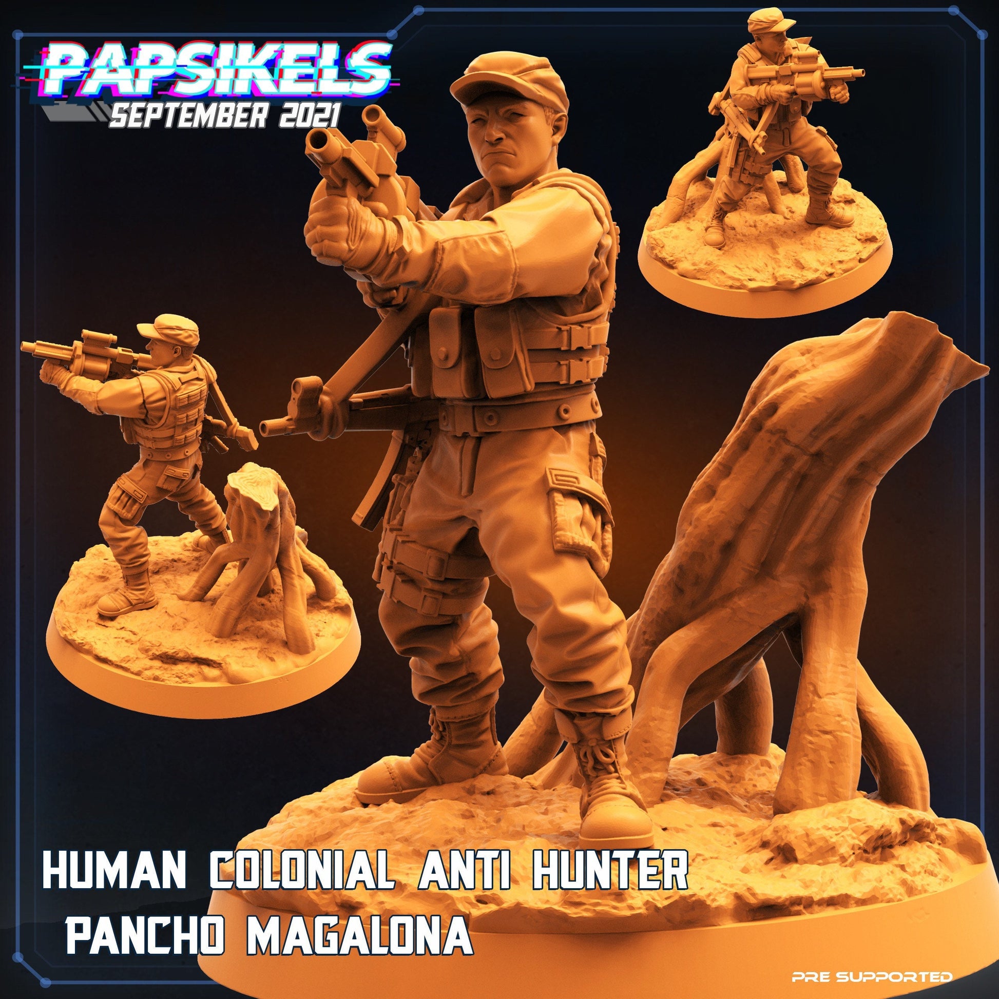 Jorge “Poncho” Ramirez / Pancho Magalona (sculpted by Papsikels)