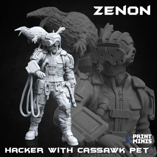 Zenon the Hacker (by Print Minis)