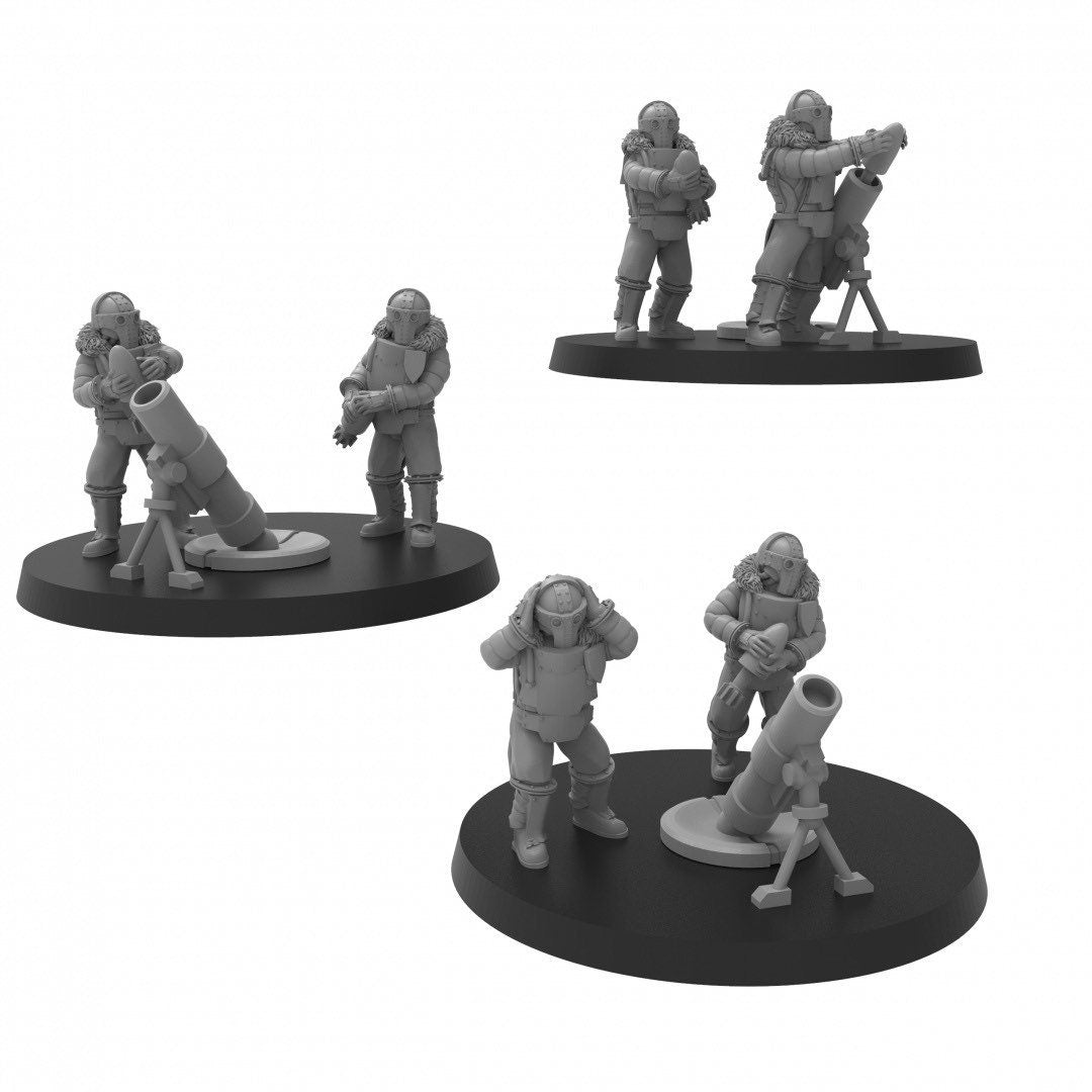 Lunar Auxilia Mortar Team (3 teams) (sculpted by That Evil One)