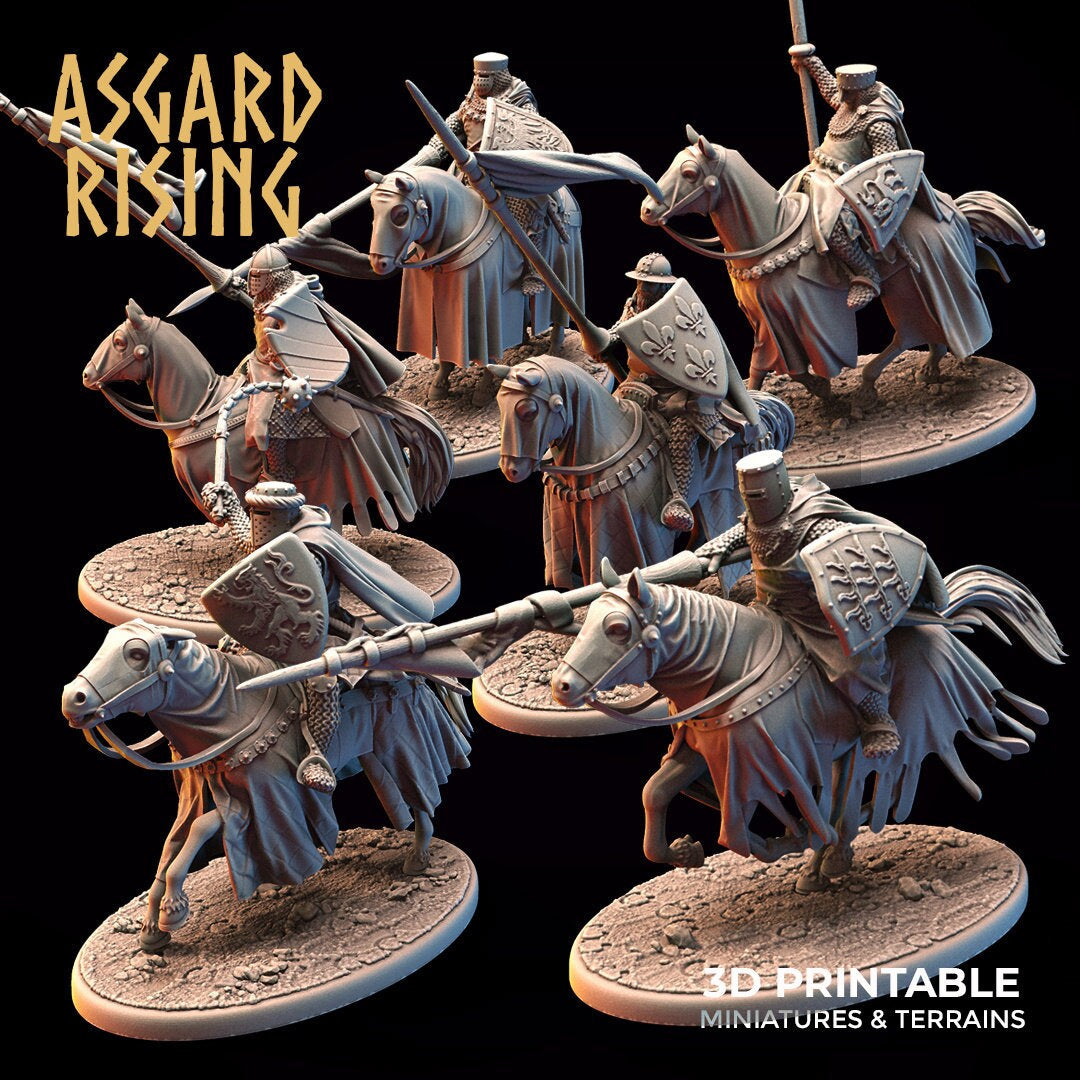 English Mounted Knights warband by Asgard Rising (cavalry / Knight)