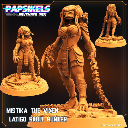 Mistika the Vixen - Latigo Skull Hunter - Alt Predator Warrior (sculpted by Papsikels)